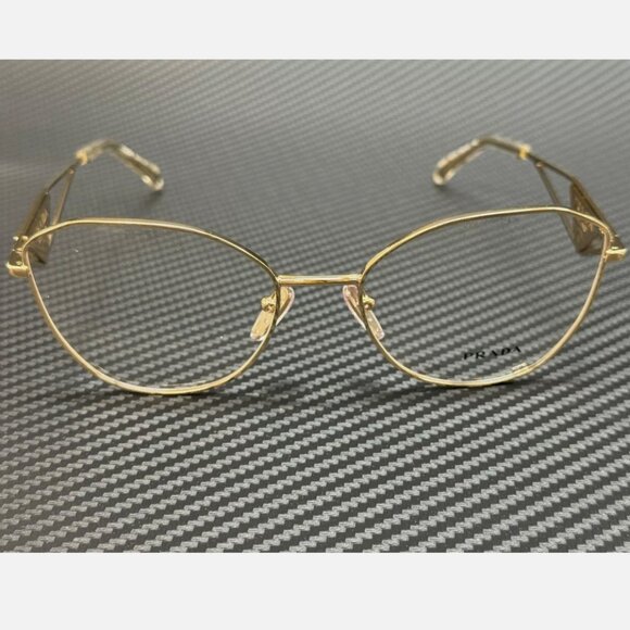 Prada Gold Pale Women's 55mm Eyeglasses - Picture 2 of 5